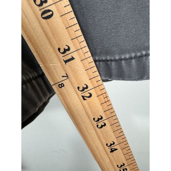 Bonobos Washed Chino Pants Gray Cotton Flat Front Men 36x34 (36x32) - Picture 5 of 7